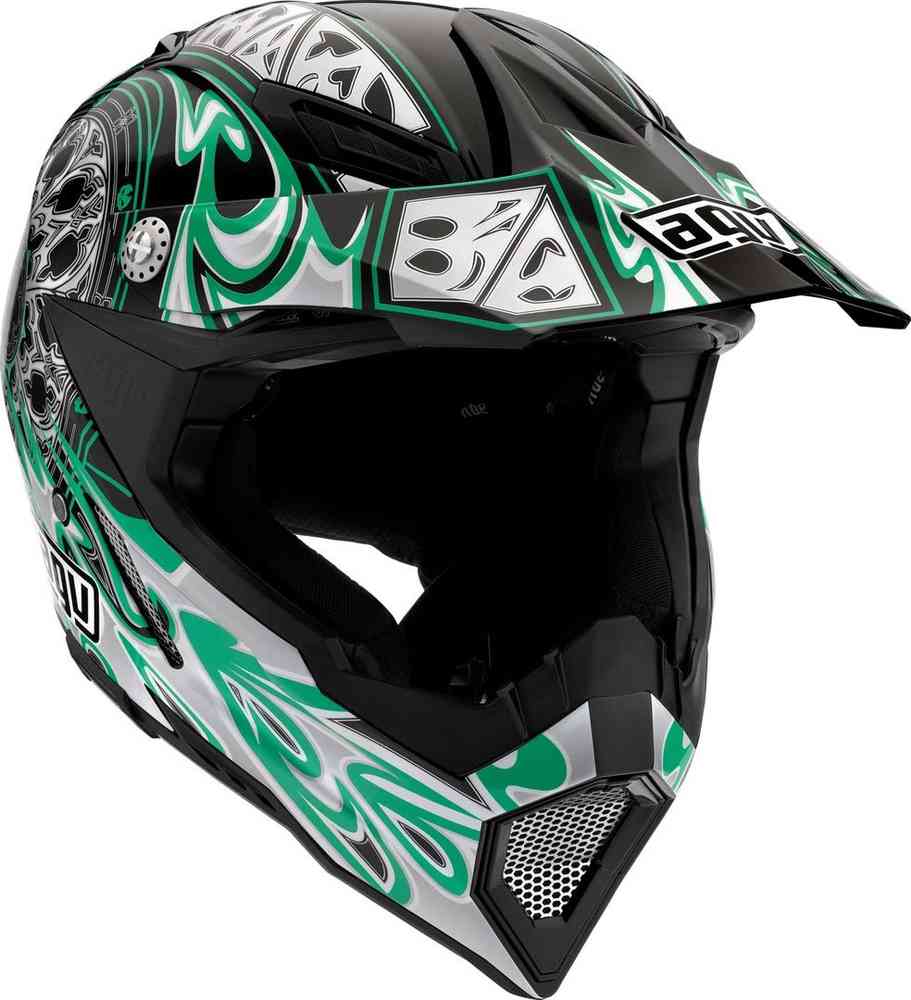 AGV AX-8 5 Gothic Flame Motocross Helmet