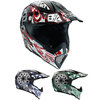 AGV AX-8 5 Gothic Flame Cross Helmet
