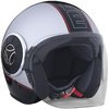 MOMO Mangusta Silber/Red Logo Schwarz