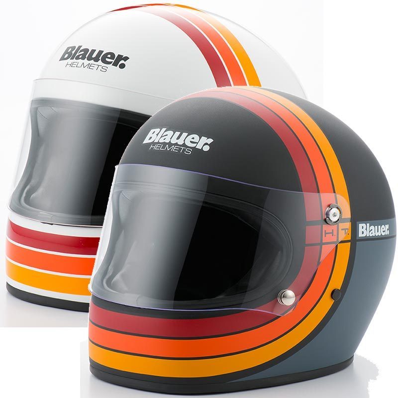 Blauer 80's Helm