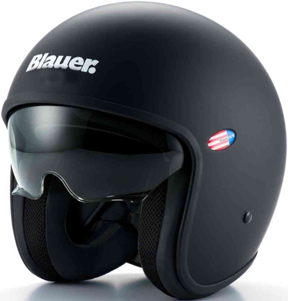 Blauer Pilot 1.1 Monochrome Black Matte Jet Helmet