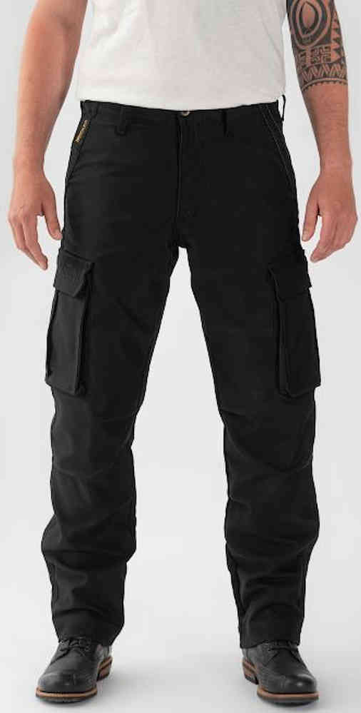 Rokker Black Jack Cargo Motorcycle Textile Pants