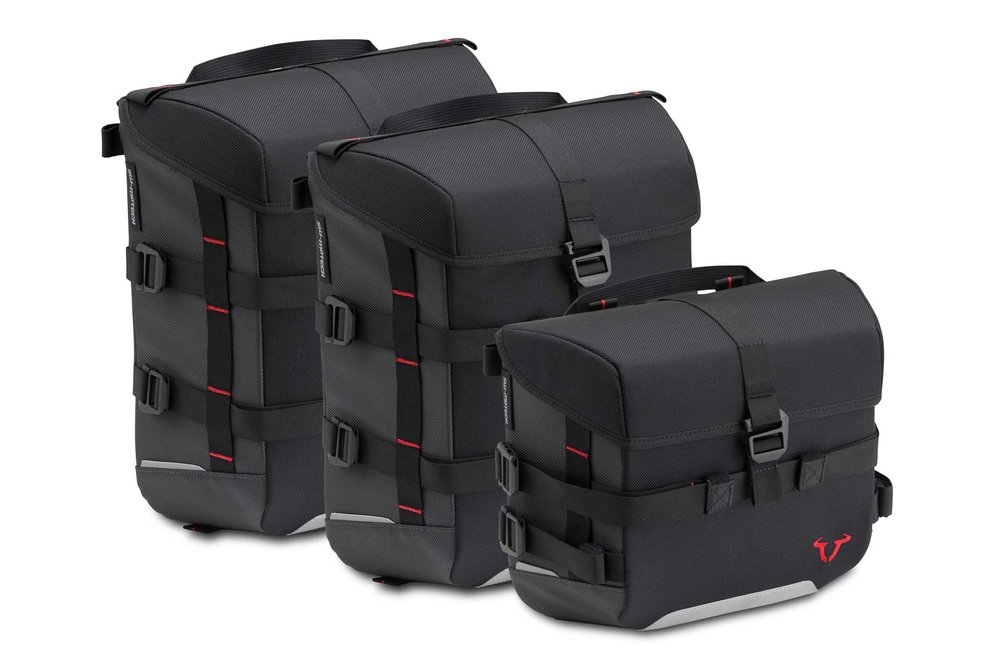 SW-Motech SysBag 10/15/15 system - Black/Anthracite. Incl. lashing straps.