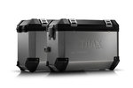 SW-Motech TRAX ION aluminium case system - Silver. 45/45 l. Husqvarna TR 650 Terra / Strada.