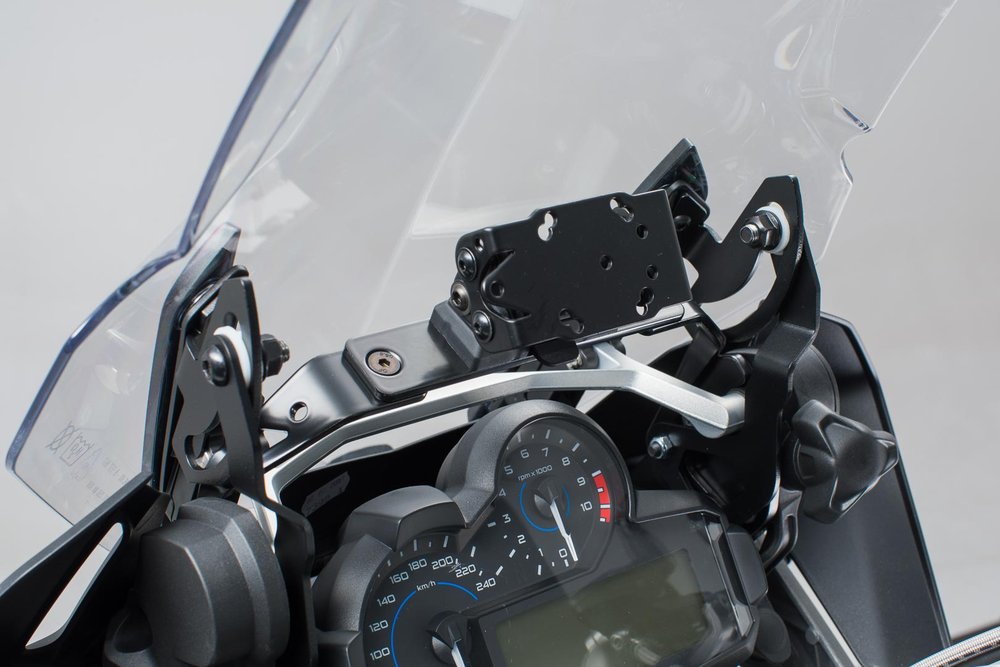 SW-Motech Screen reinforcement - Black. BMW R 1200 GS (12-), R 1250 GS (18-).