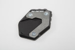 SW-Motech Extension for side stand foot - Black/Silver. BMW R 1200/1250 GS Adv, Rallye.