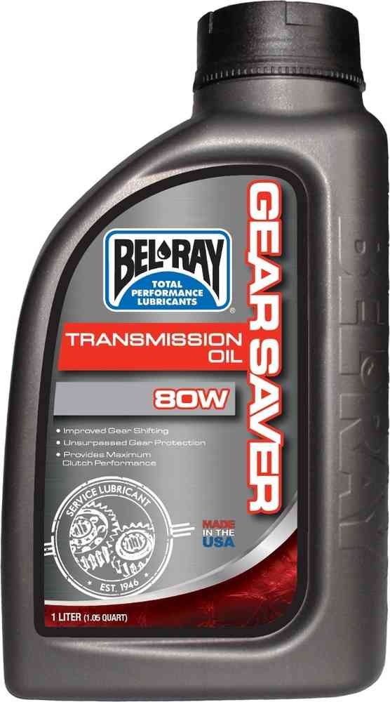 Bel-Ray Gear Saver 80W Transmission Oil 1 Liter