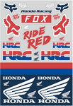 FOX Honda Track Pack Klistermærker