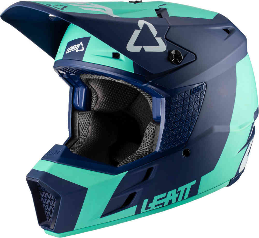 Leatt GPX 3.5 V20.1 Aqua Motocross Helm