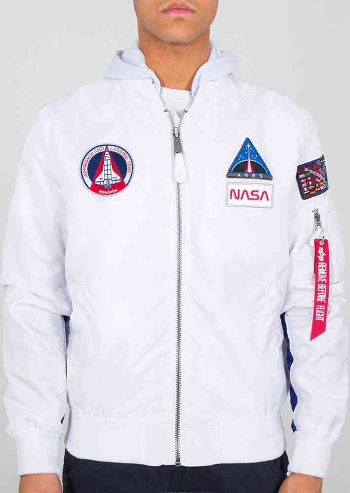Alpha Industries MA-1 TT Hood NASA Jacket
