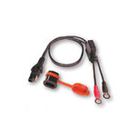 OPTIMATE Waterproof eyelet cable SAE plug (No.11), M8, 10A max.
