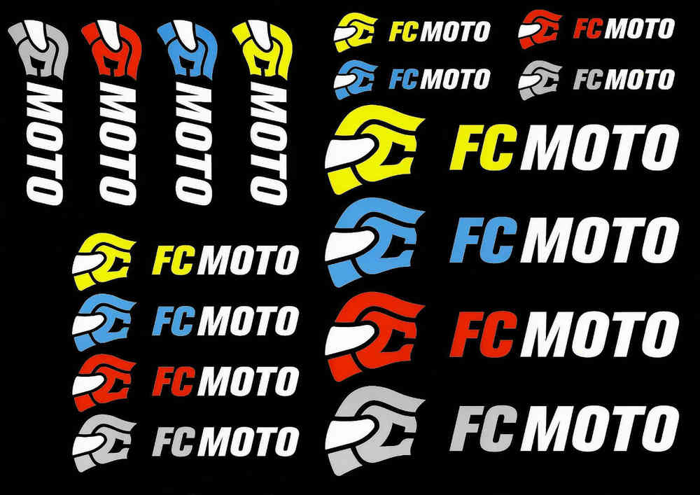 FC-Moto Logo Conjunto de adesivos