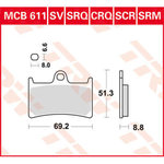 TRW Lucas Racing surface MCB611SCR without ABE