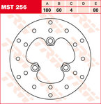 TRW Lucas Brake disc MST256, rigid
