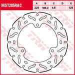 TRW Lucas Brake disc MST285RAC,rigid