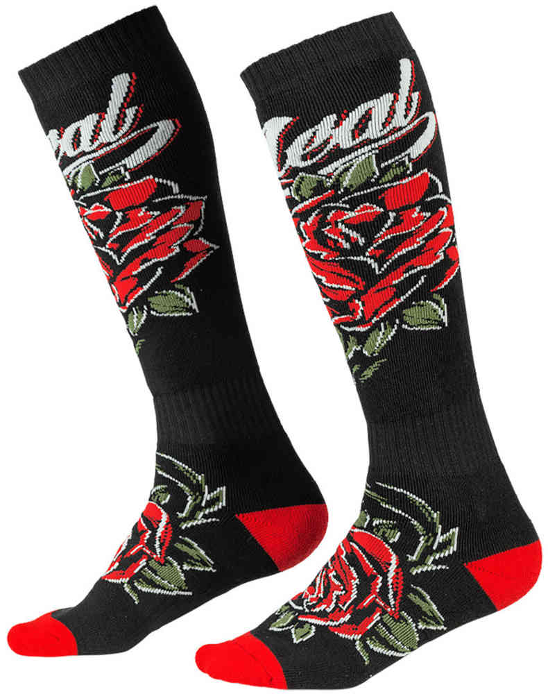 Oneal Pro Roses Chaussettes Motocross