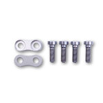 LSL Fixing pieces for 2Slide rest system silver. Scope of delivery: 1 pair incl. screws.
