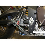 LSL Spare part for 2Slide footrest system 118T025-RRT, brake side, T509/T955i, 99-04, Racing