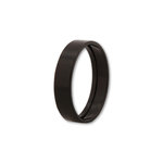 LSL Aluminium handlebar grip ring, black for CNC grip