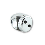 HIGHSIDER CNC button CLASSIC, chrome, 7/8 and 1 inch handlebars