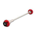 LSL Axle Balls Classic, DUCATI Streetfighter, red, front axle