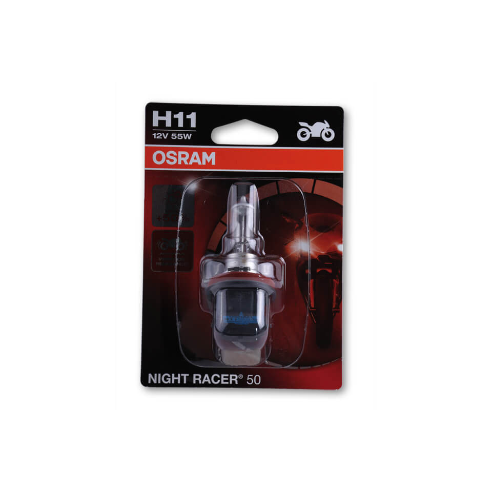 OSRAM H11 Bulb, NIGHT RACER® 50, low beam, 12V 55W PGJ19-2