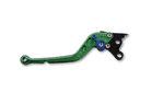 LSL Clutch lever Classic L66R, green/blue, long