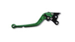 LSL Clutch lever Classic L66R, green/black, long