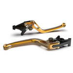 LSL Clutch lever BOW L34R, gold/anthracite