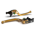 LSL Brake lever BOW R51, gold/green