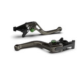 LSL Clutch lever BOW L32R, short, anthracite/green