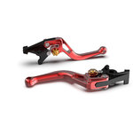 LSL Clutch lever BOW L32R, short, red/gold