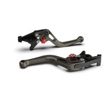LSL Clutch lever BOW L58R, short, anthracite/red