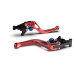 LSL Brake lever BOW R43R, short, red/blue