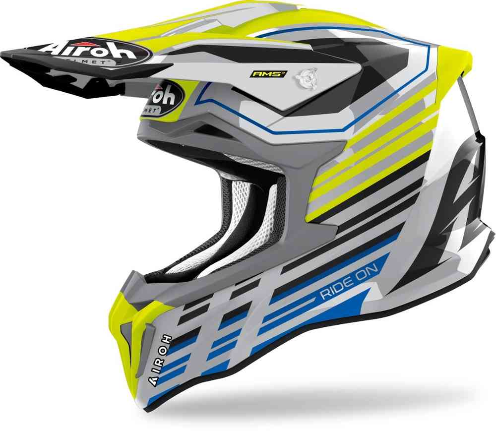 Airoh Strycker Shaded Carbon Motocross Helm