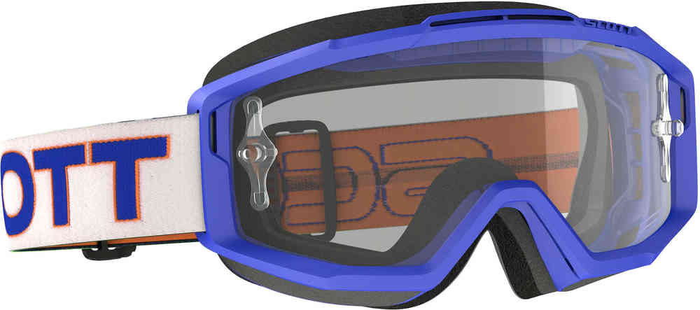 Scott Split OTG blue/white Motocross Goggles