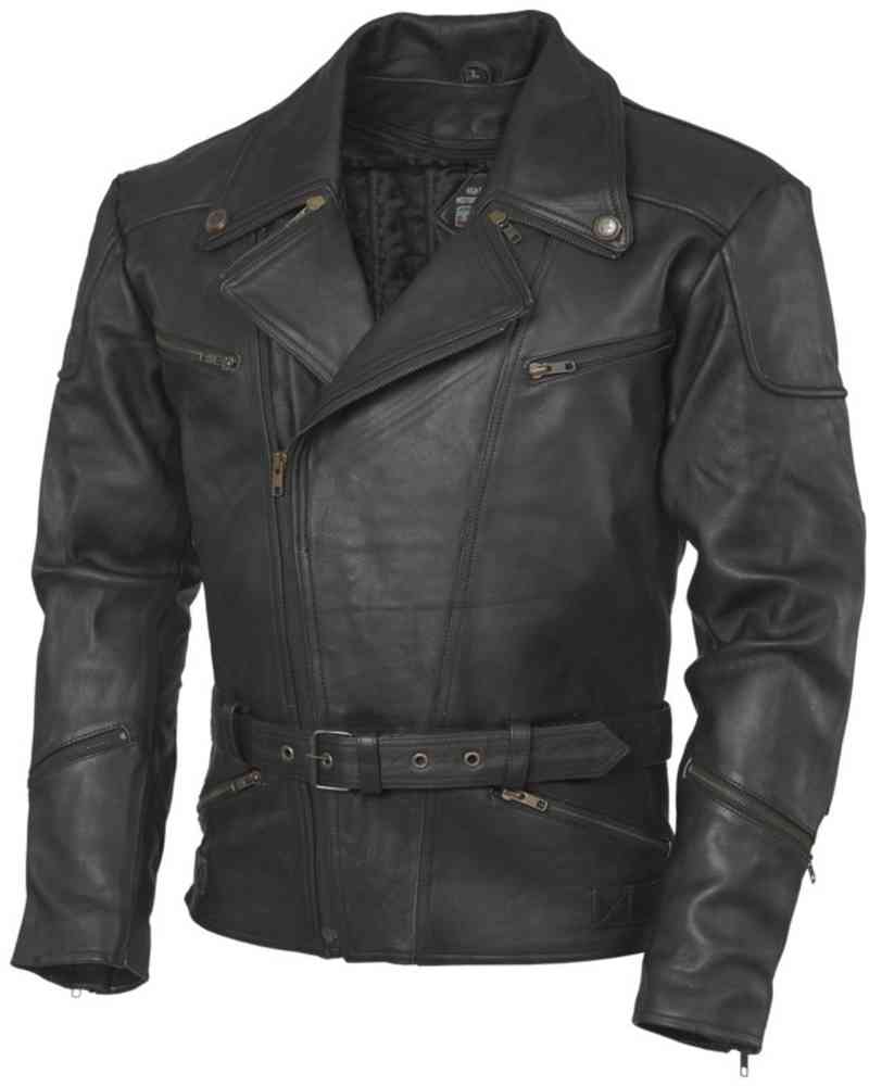GMS Classic Motorcycle Leather Jacket