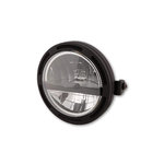HIGHSIDER 5 3/4 inch LED headlight FRAME-R2 type 5, black, lateral mounting