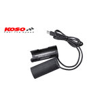 Poignées de chauffage KOSO X-Claws Clip-on avec connexion USB