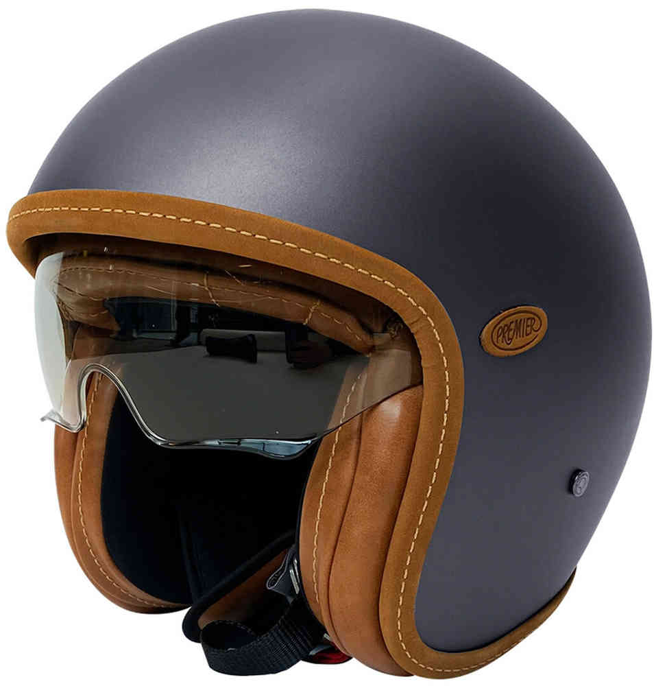 Premier Vintage Platinum U17 BM Jet Helmet