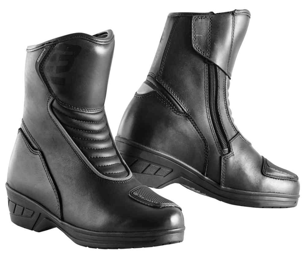 Bogotto Lady Short botas de moto impermeables para damas
