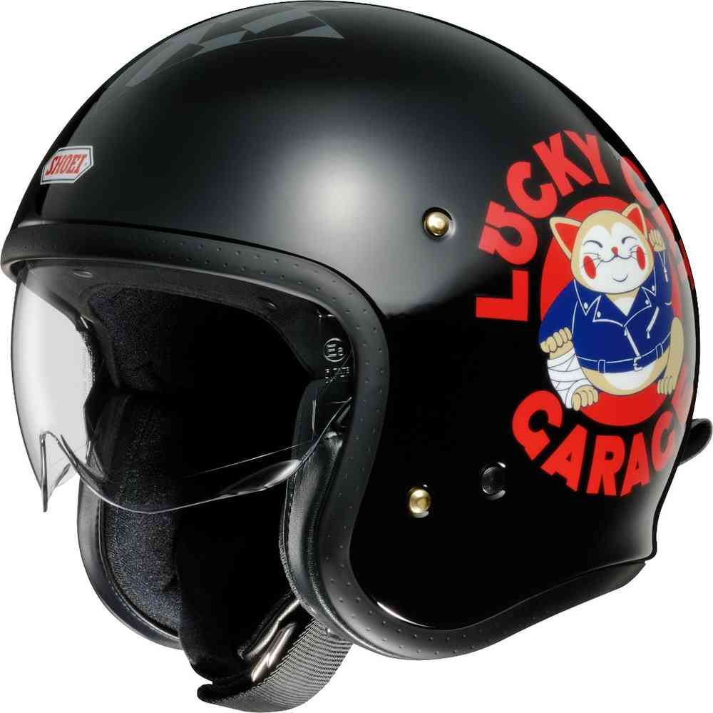 Shoei J.O Lucky Cat Garage Jet Helmet