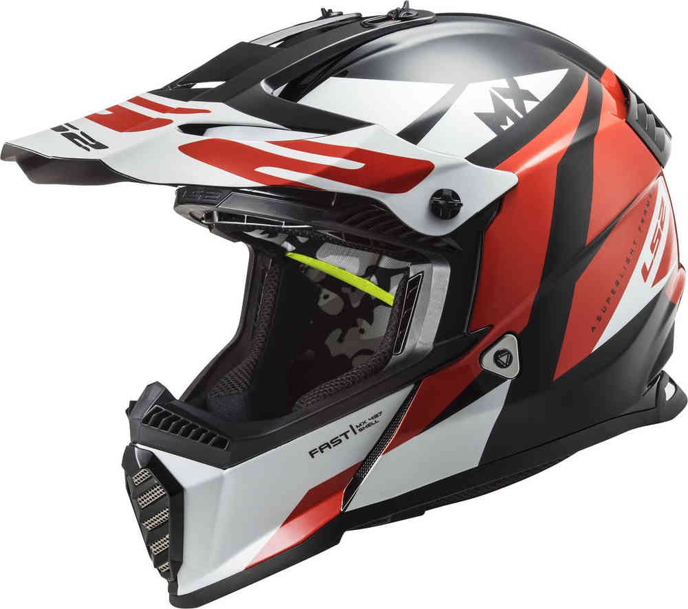 LS2 MX437 Fast Evo Strike Motocross Helm