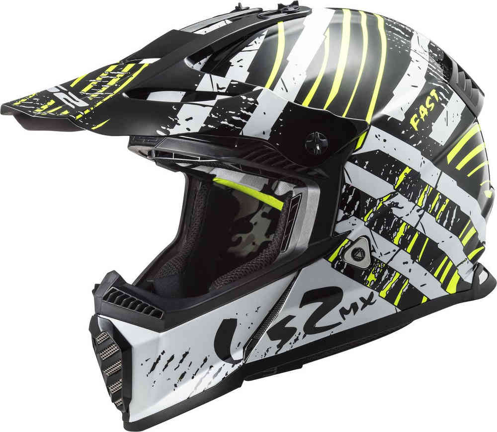 LS2 MX437 Fast Evo Verve Motocross Helmet