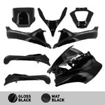 O PARTS Body Kit Gloss Black - Piaggio MP3 125/250/300 (11-14) 400 (08-11) 500 (11-13)