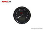 KOSO Tachometer and Speedometer Black face max 10000 RPM // max 360km/h (with shiftlight)