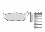 Brembo S.p.A. Genuine Sintered Metal Brake pads - 07BB0390