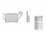 Brembo S.p.A. Off-Road Sintered Metal Brake pads - 07BB02SD