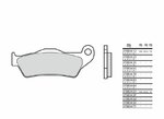Brembo S.p.A. Off-Road Sintered Metal Brake pads - 07BB04SX
