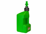 TUFFJUG TUFF JUG Fuel Can w/ Ripper Cap 20L Translucent Green/Red Cap